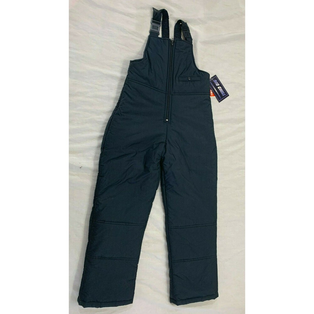 NWT BIG CHILL WATER RESISTANT NYLON GIRLS SNOW SKI OVERALLS BIB PANTS M 10-12